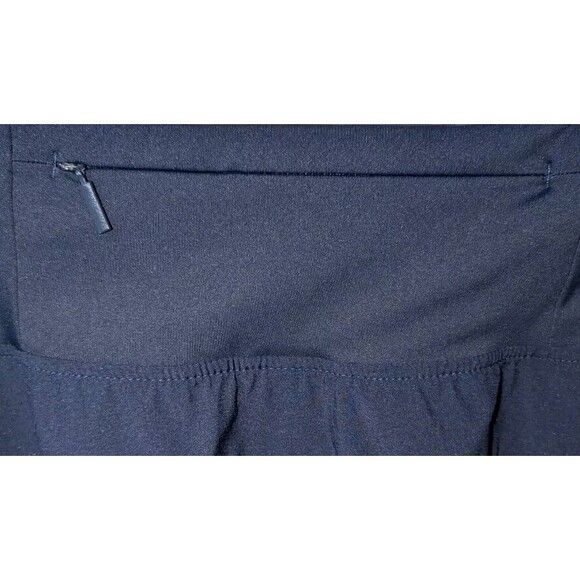 Women's Navy Athletic Shorts - Picture 6 of 8